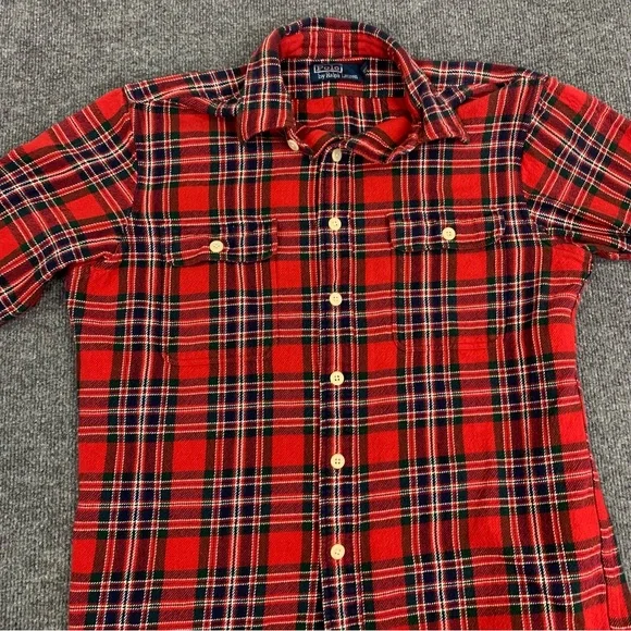 Polo by Ralph Lauren Plaid Flannel Button-Down Shirt - Picture 3 of 7